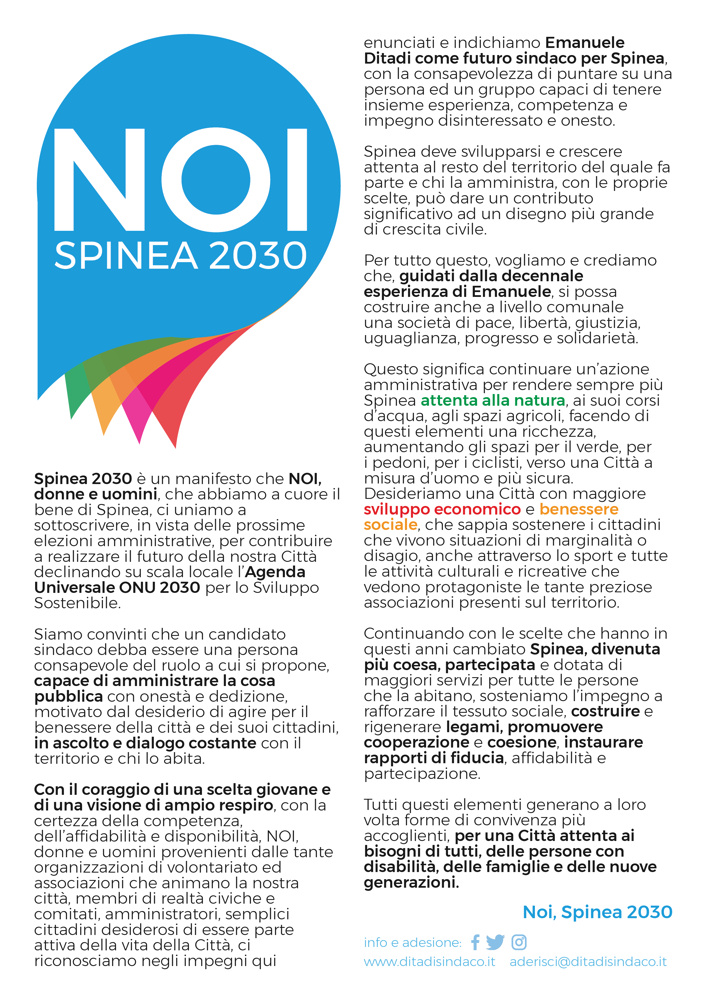 Manifesto per Ditadi